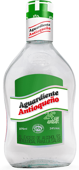 Aguardiente 24° sin azúcar
